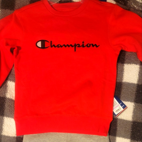 Little Boy Small Champion sweatpants, hoodie, and sweatshirt. New w/tags - Picture 3 of 3